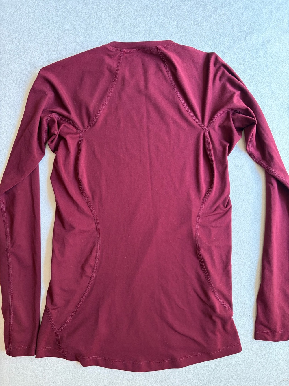 Columbia Long-Sleeve Omni-Heat Performance Top Burgundy Base Layer Women Small - Picture 5 of 5